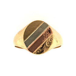 Pre Owned Mens 9ct Signet Ring ZT990